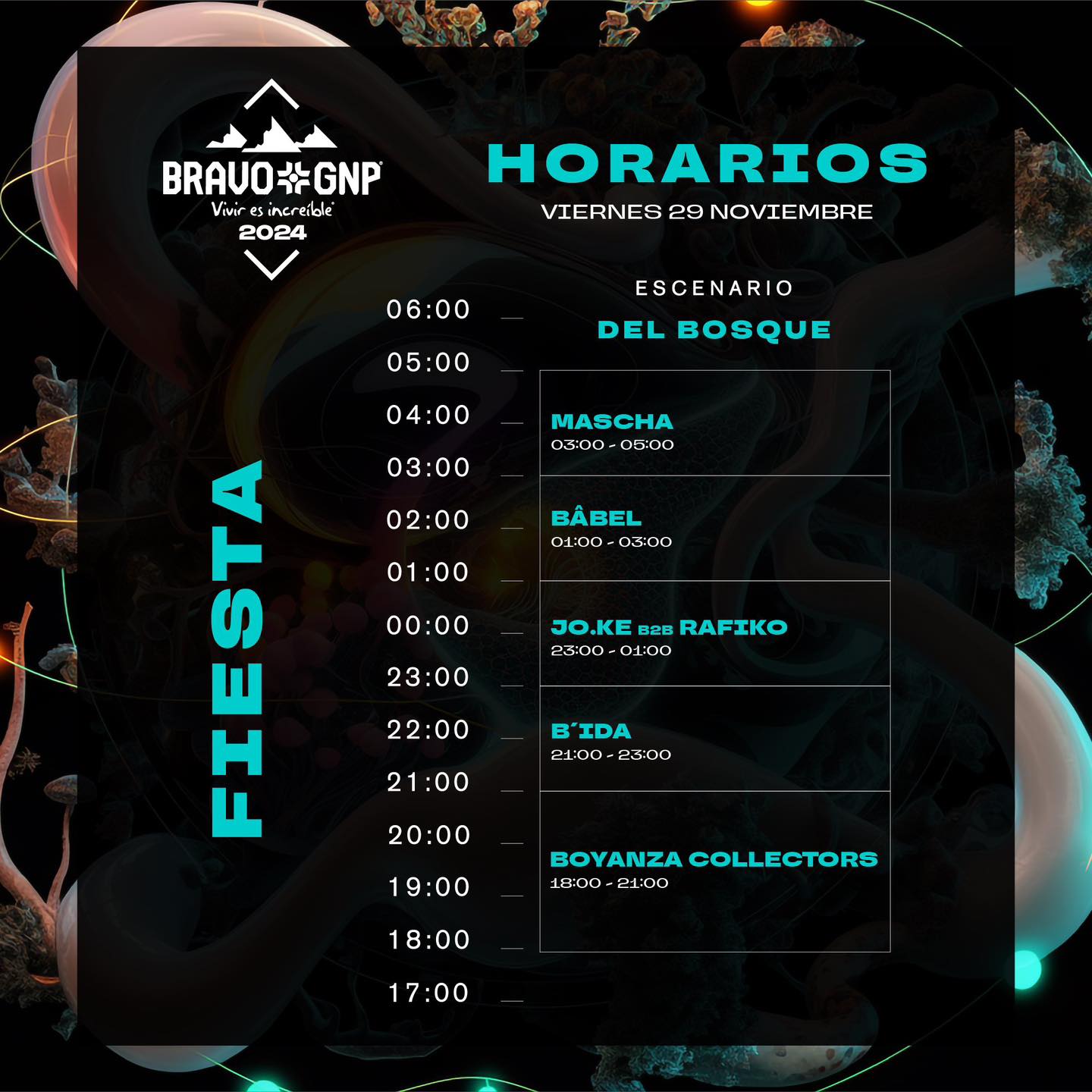 Bravo Gnp Horarios Viernes