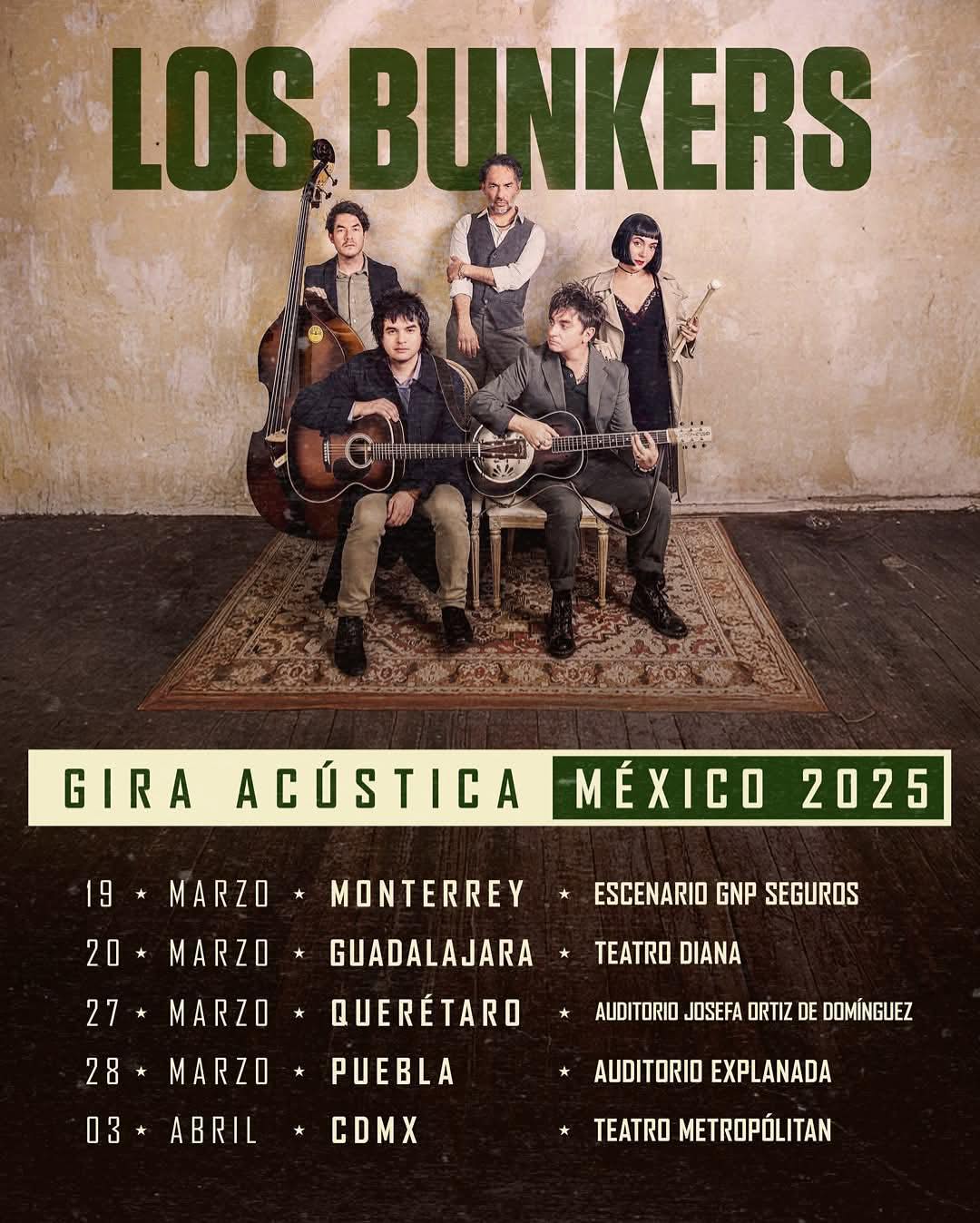 Los Bunkers Teatro Metropolitan