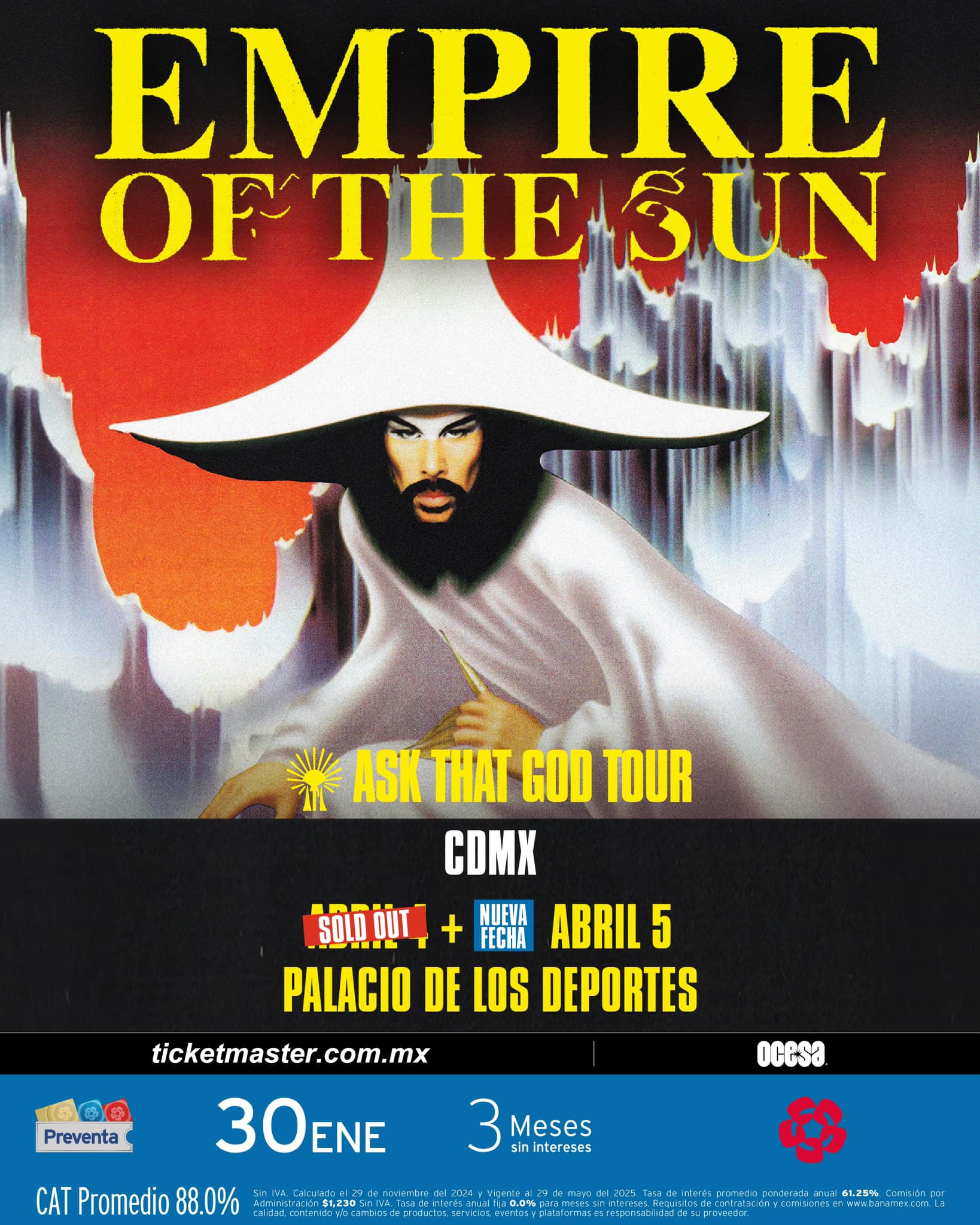 Empire Of The Sun Segunda Fecha