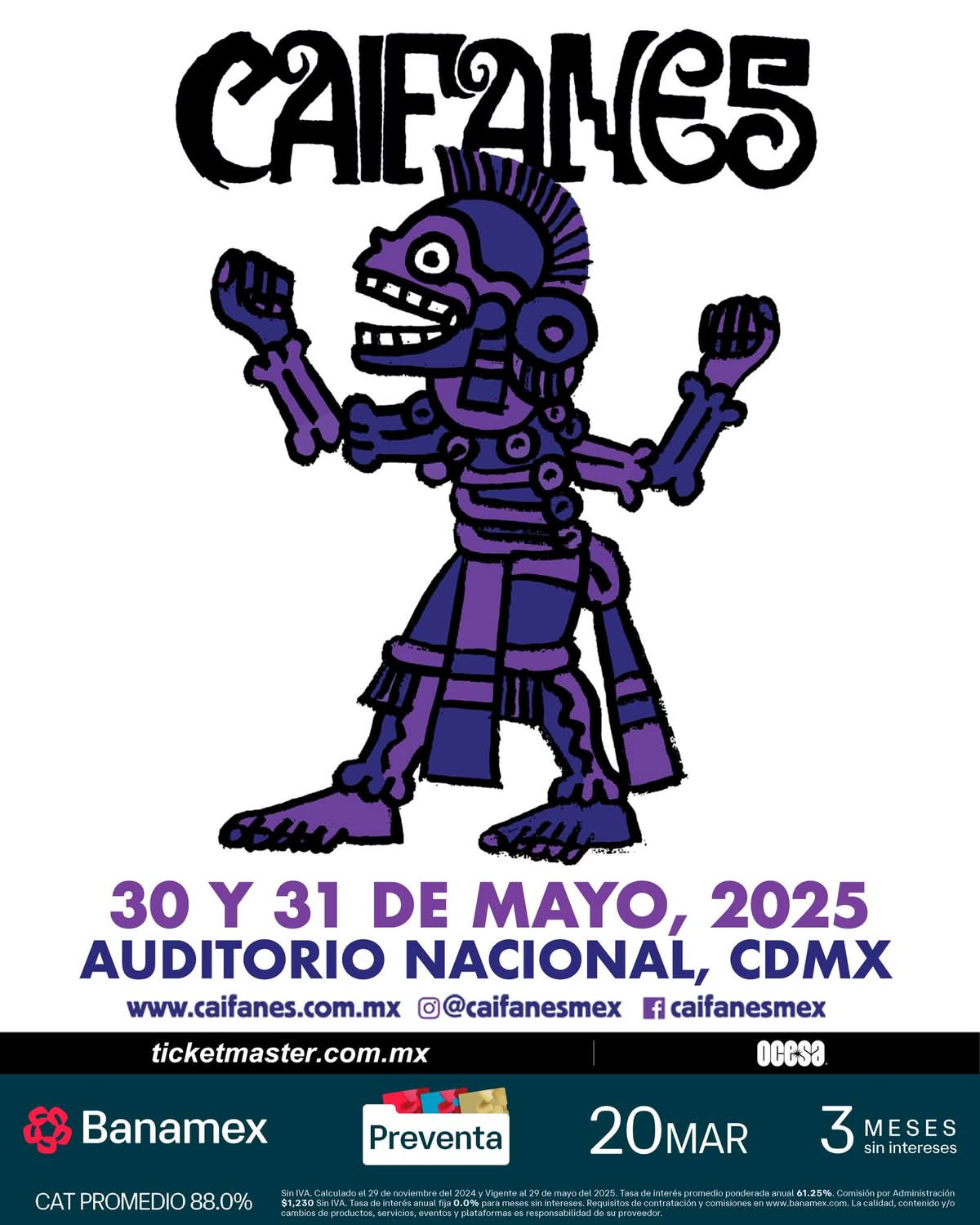 Caifanes Auditorio 2025