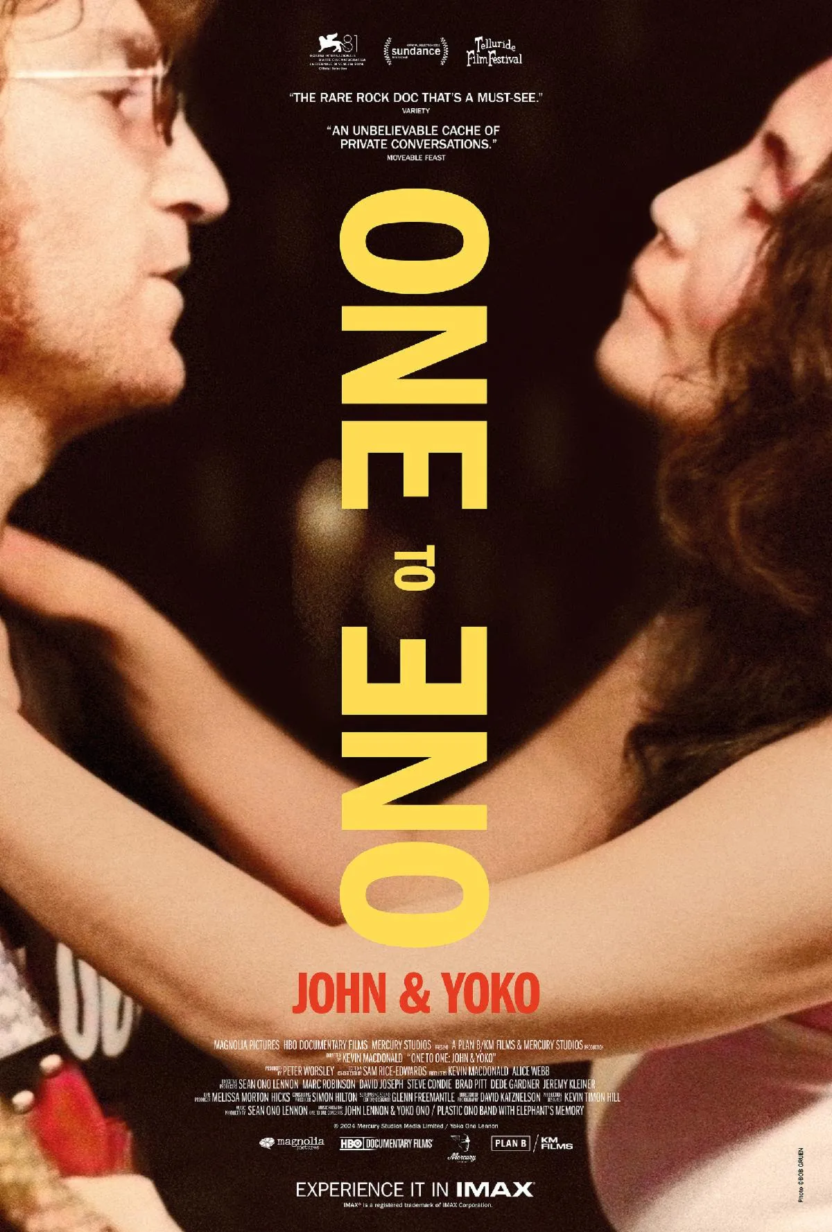 John & Yoko Documental Póster