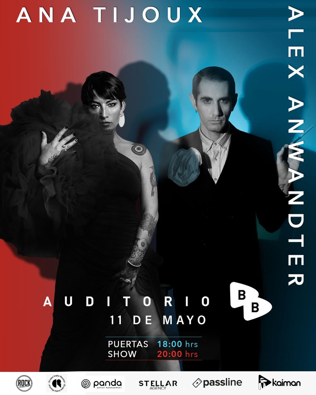 Ana Tijoux Alex Anwandter Auditorio Bb