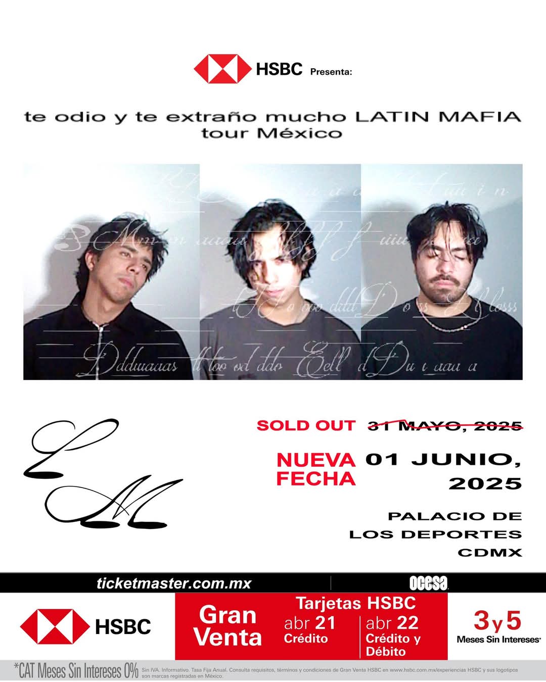 Latin Mafia Palacio Nueva Fecha