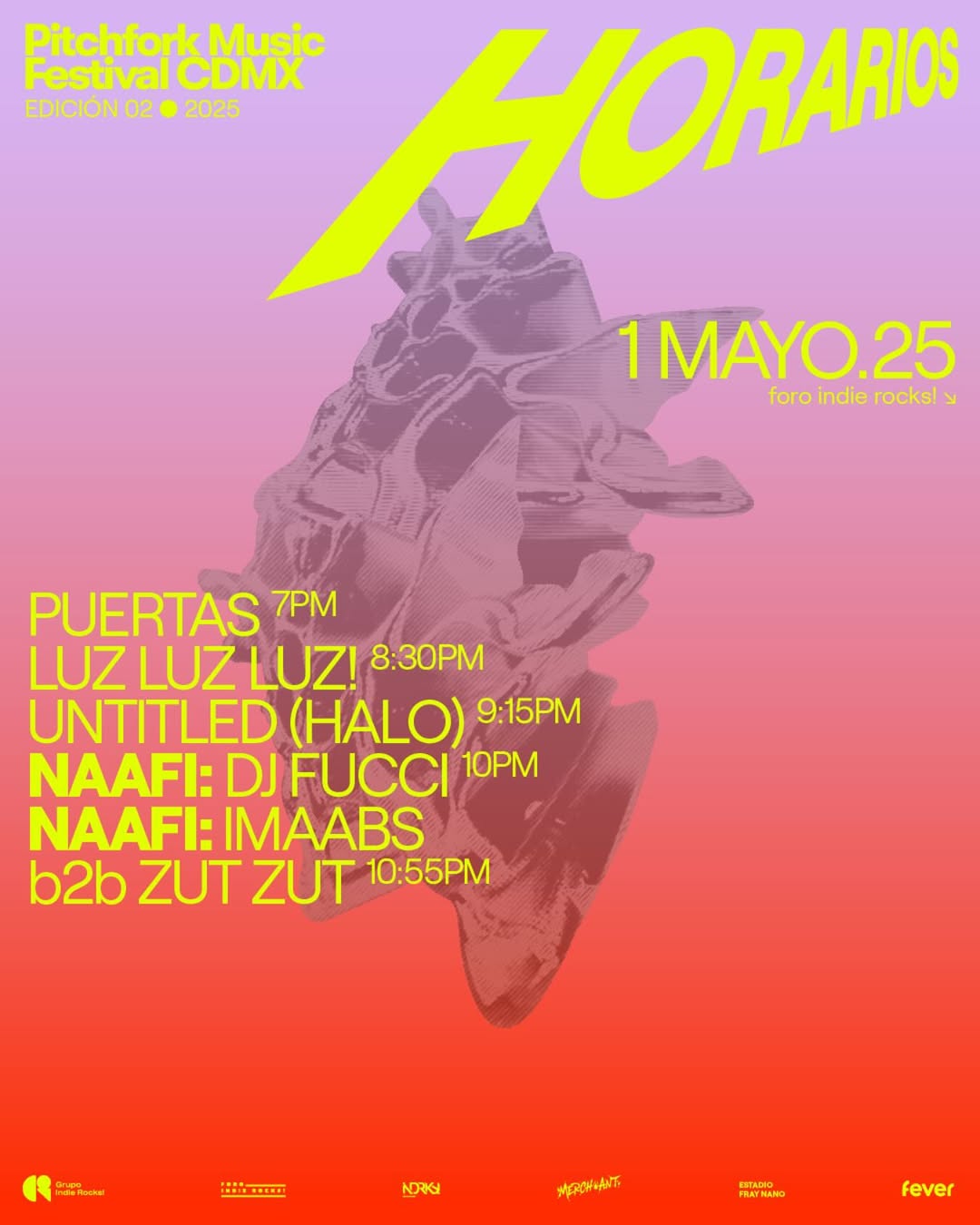 Pitchfork Cdmx Horarios 1 Mayo