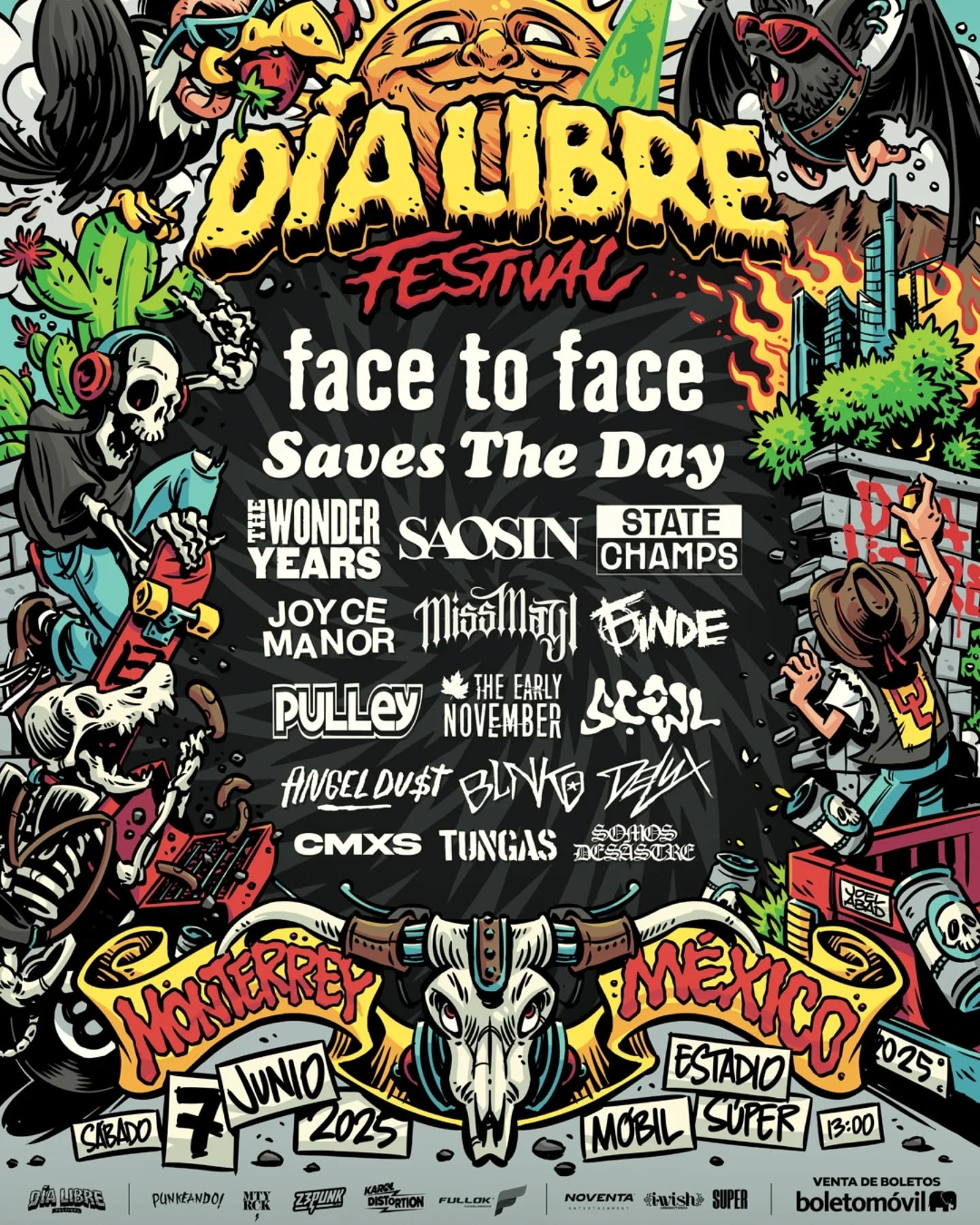 Dia Libre Festiaval 2025 Lineup Completo