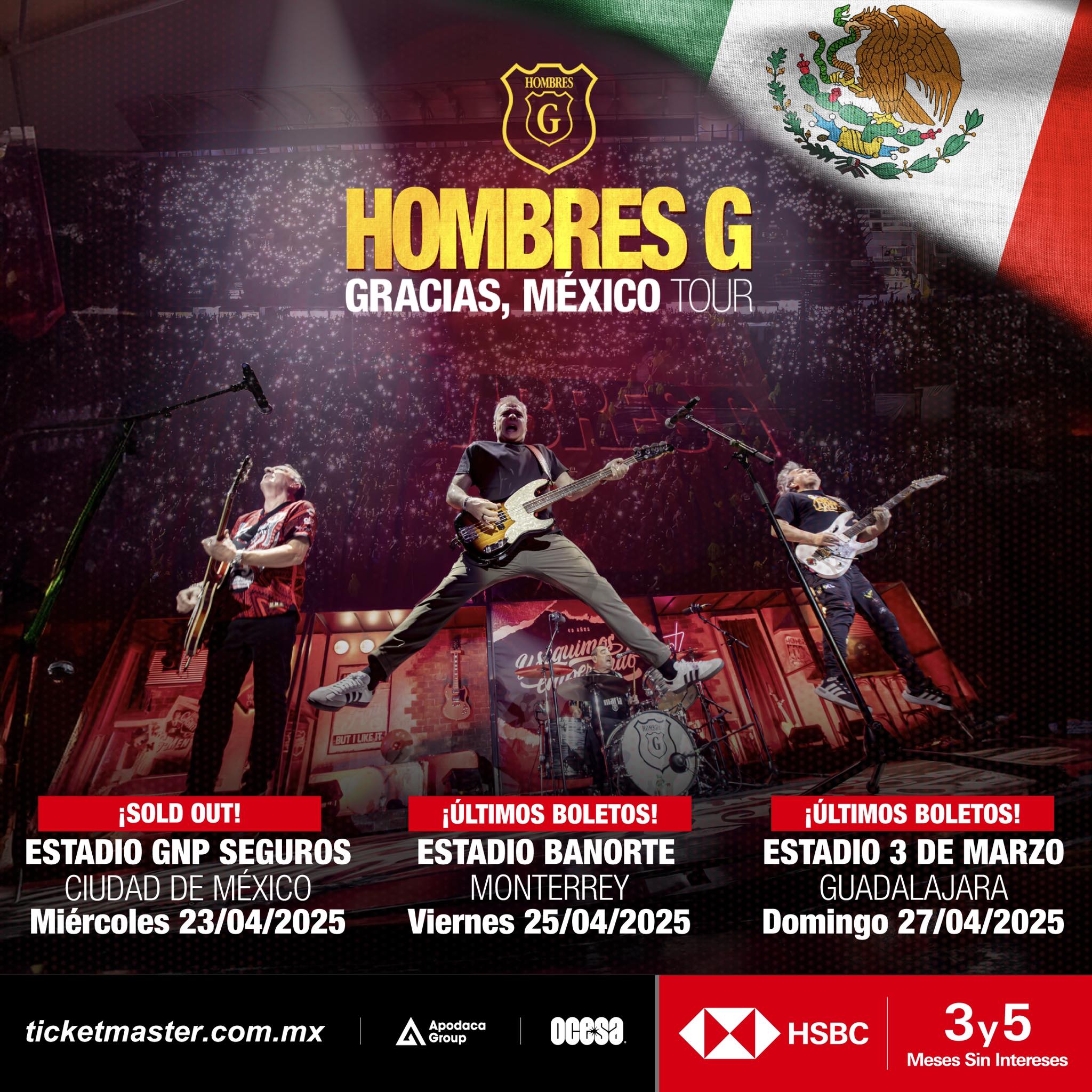 Hombres G Estadio Gnp Sold Out
