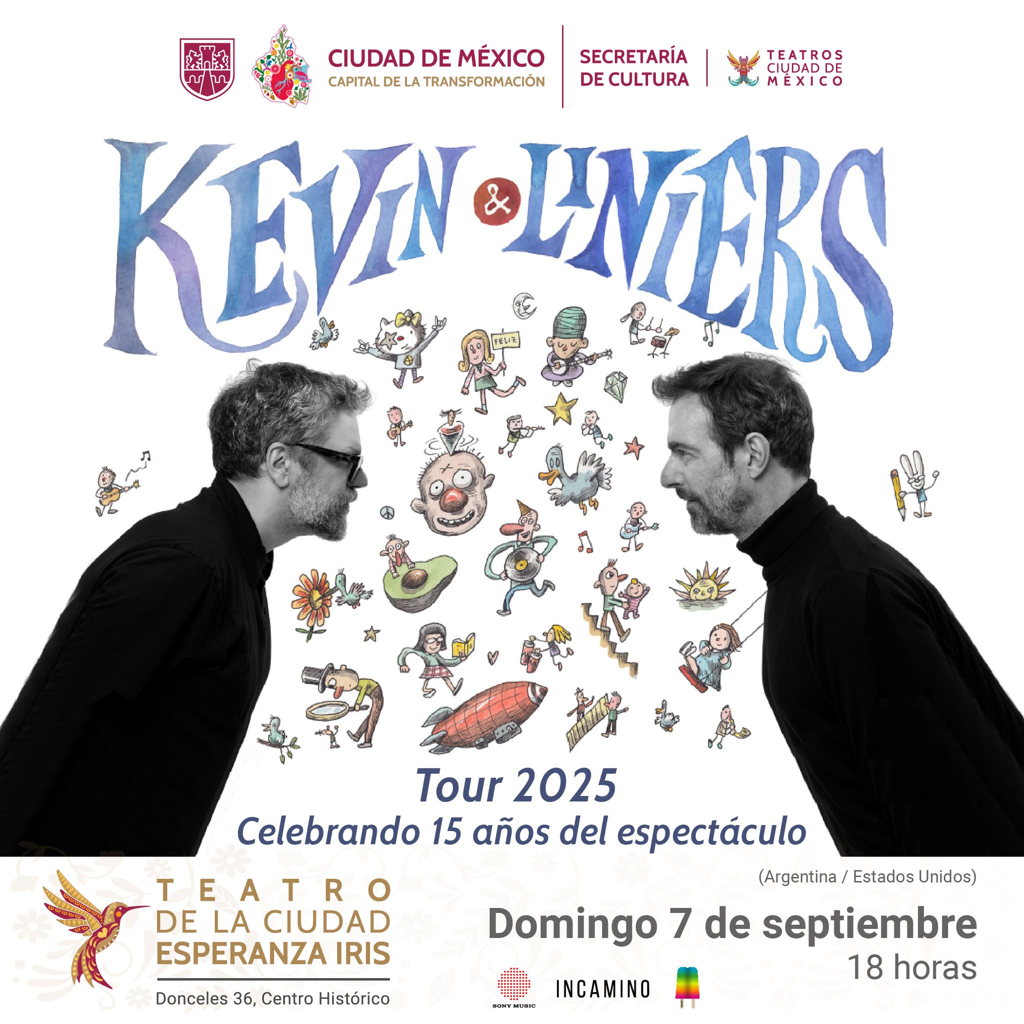 Kevin Johansen Y Liniers Teatro De La Ciudad