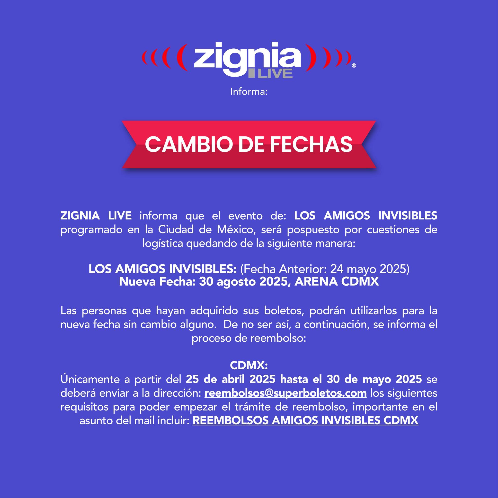 Los Amigos Invisibles Comunicado