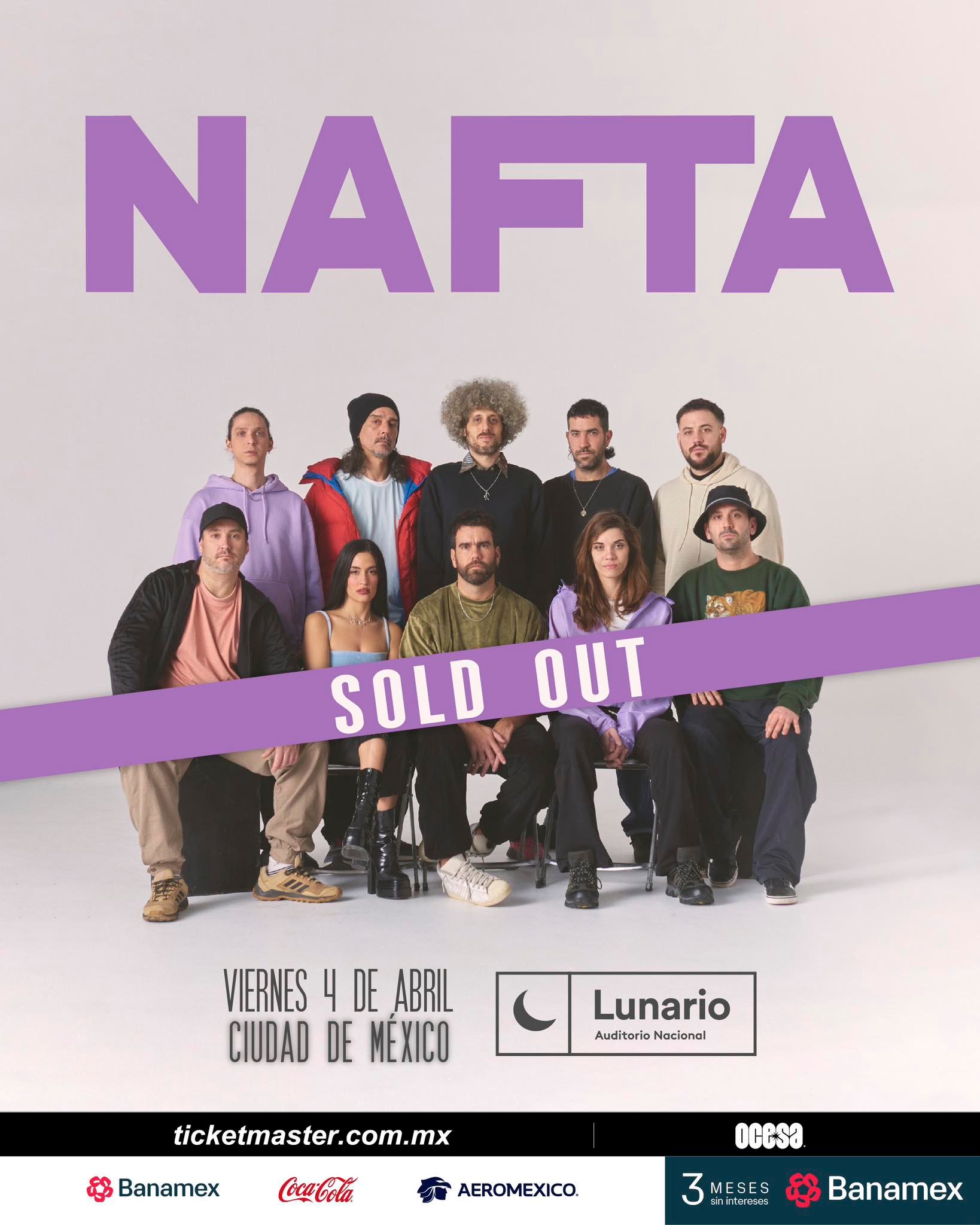 Nafta Sold Out Lunario