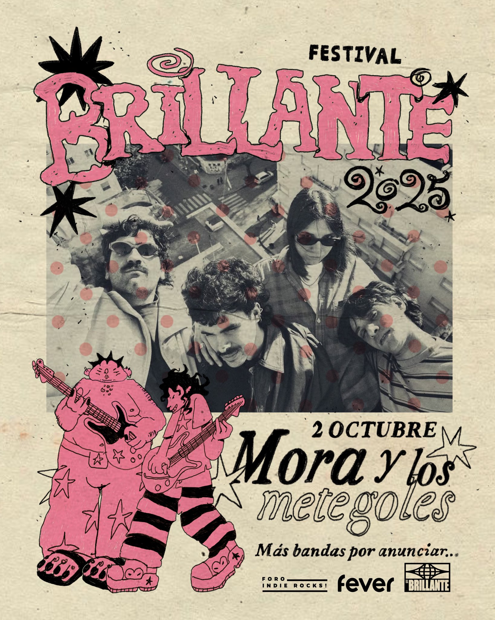 Mora y los metegoles festival brillante poster