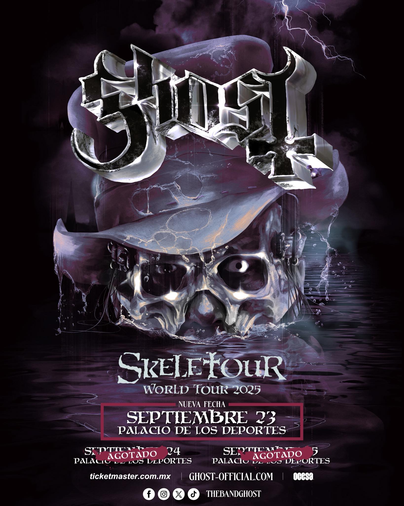 Ghost palacio fecha tres