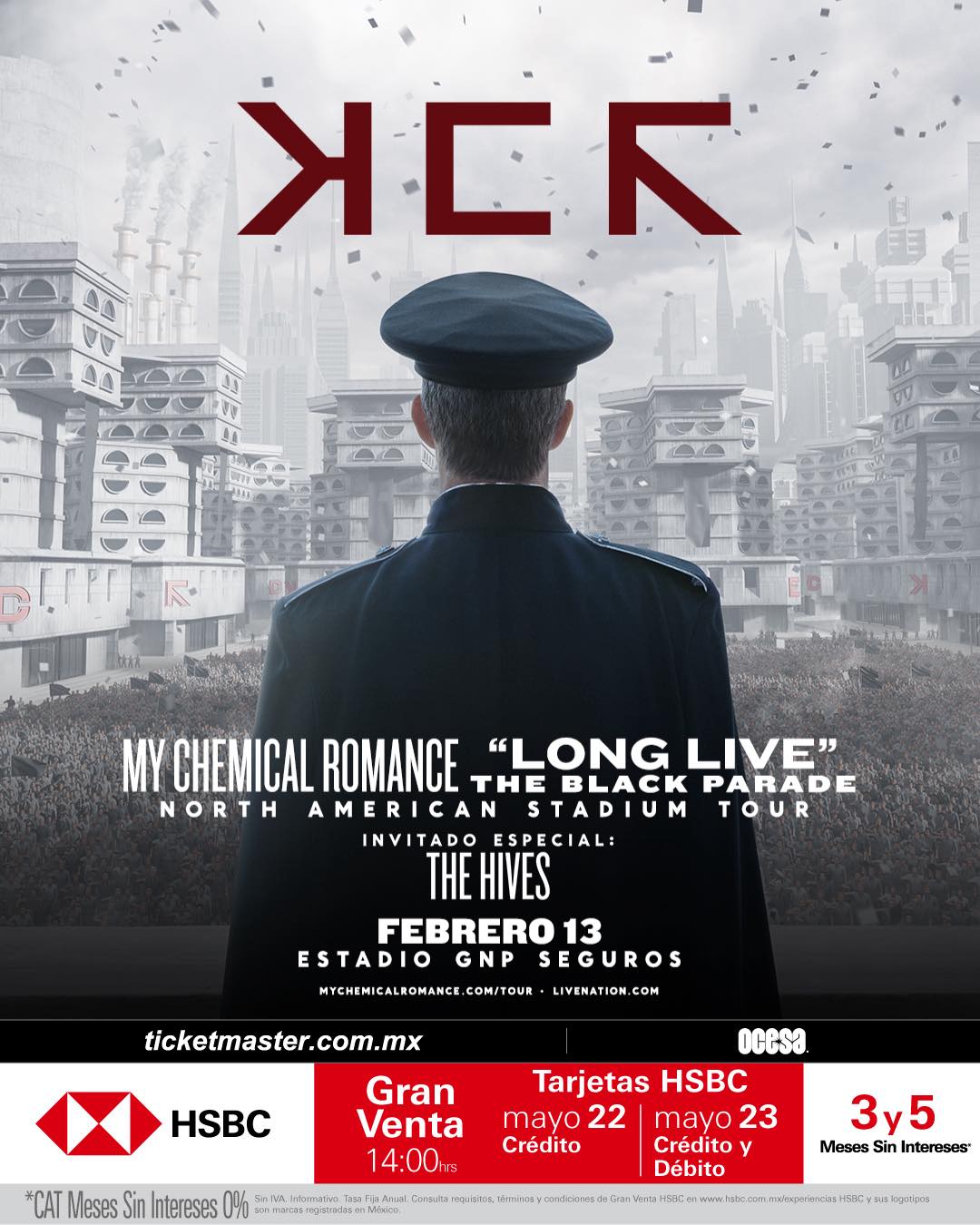 My chemical romance estadio gnp seguros