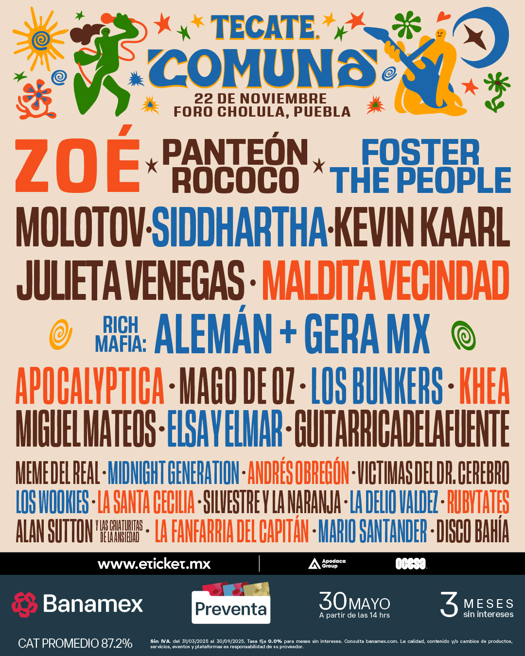 Tecate comuna 2025 cartel