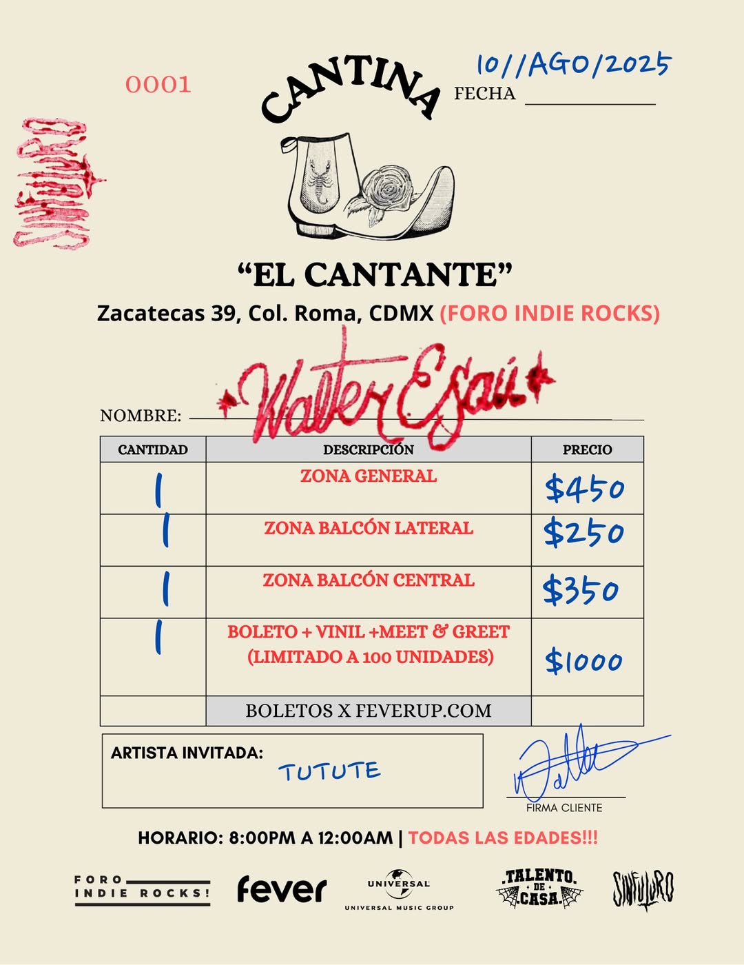 Walter Foro Indie Rocks
