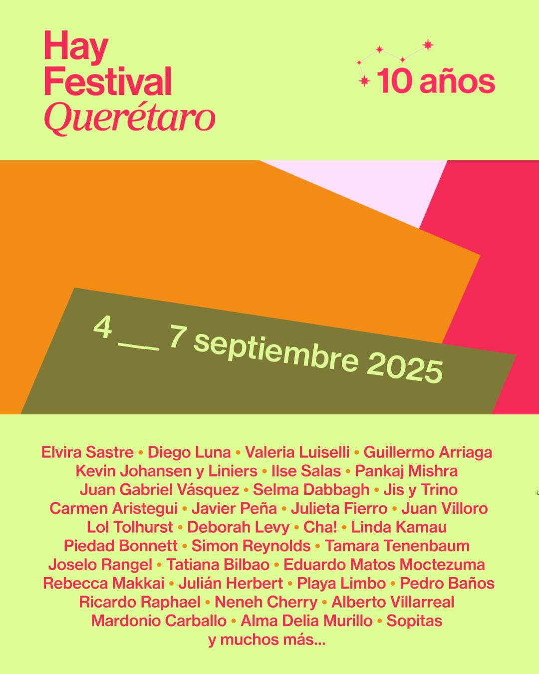 Conoce el lineup del Hay Festival 2025