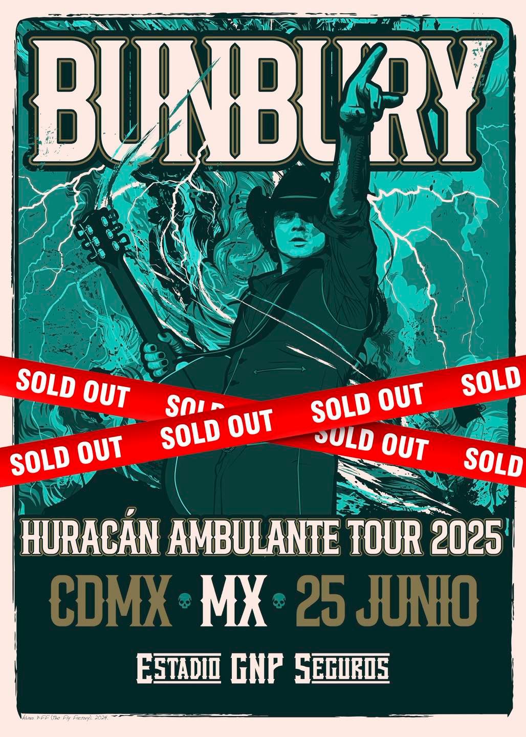 SOLD OUT: Bunbury se presentará en el Estadio GNP Seguros