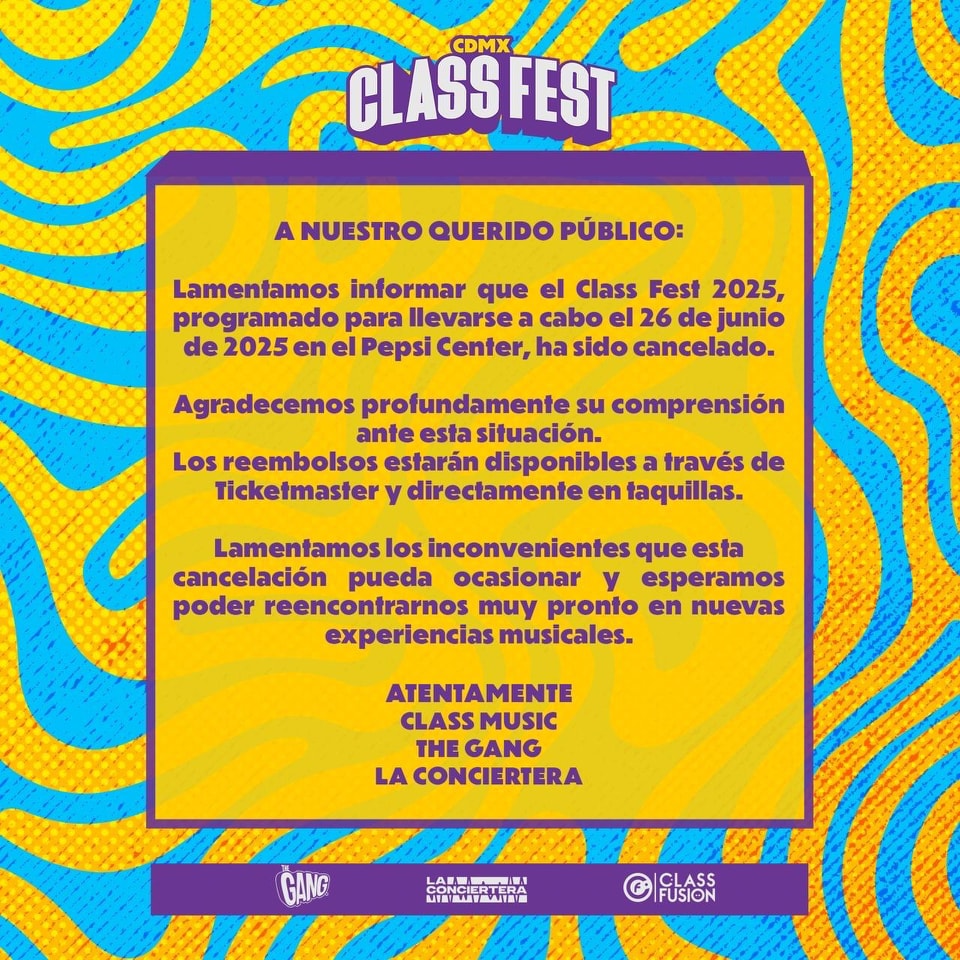 CANCELADO: Class Fest en el Pepsi Center