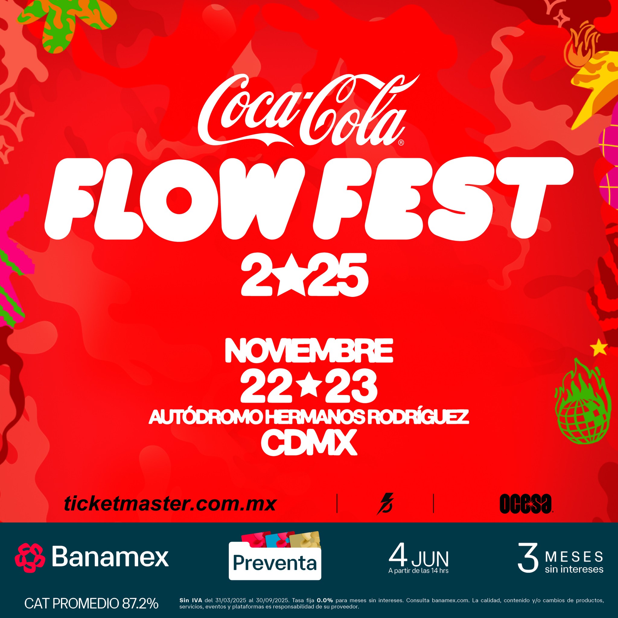 PRECIOS: Coca-Cola Flow Fest 2025