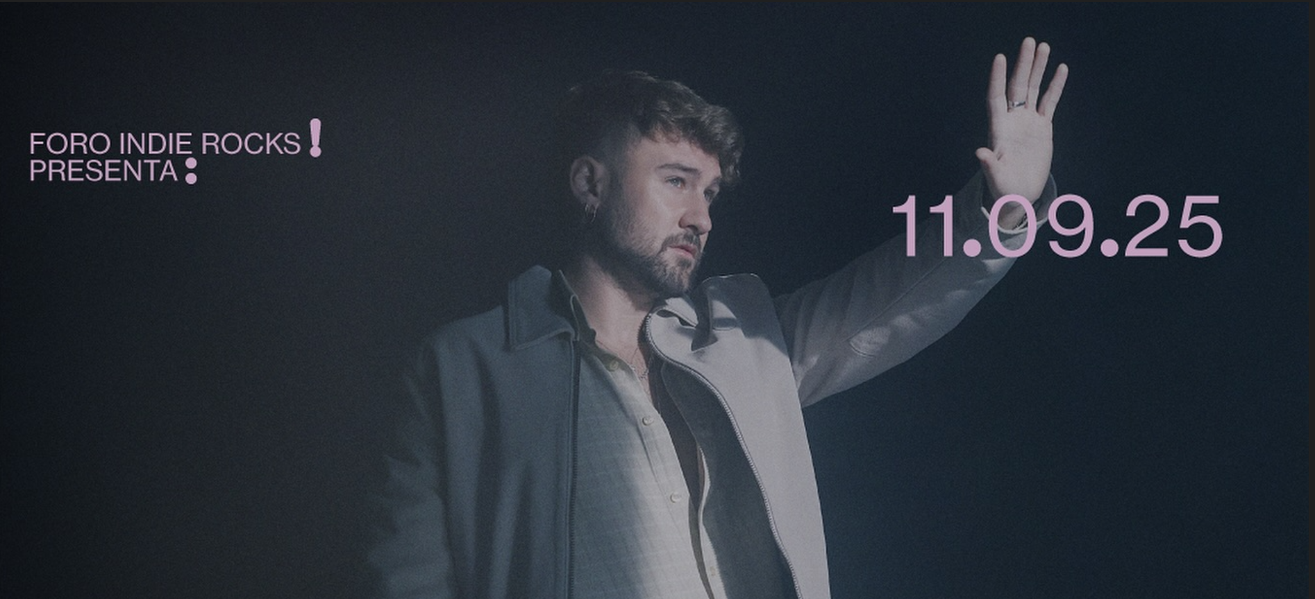 PRECIOS: Dani Fernández se presentará en el Foro Indie Rocks!