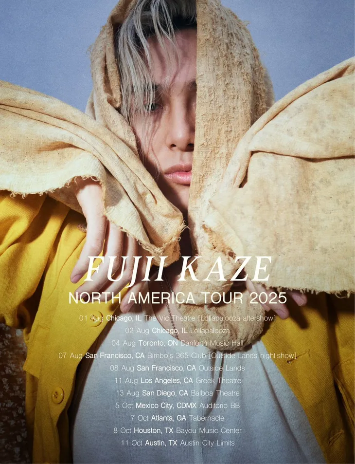 PRECIOS: Fujii Kaze llegará a México