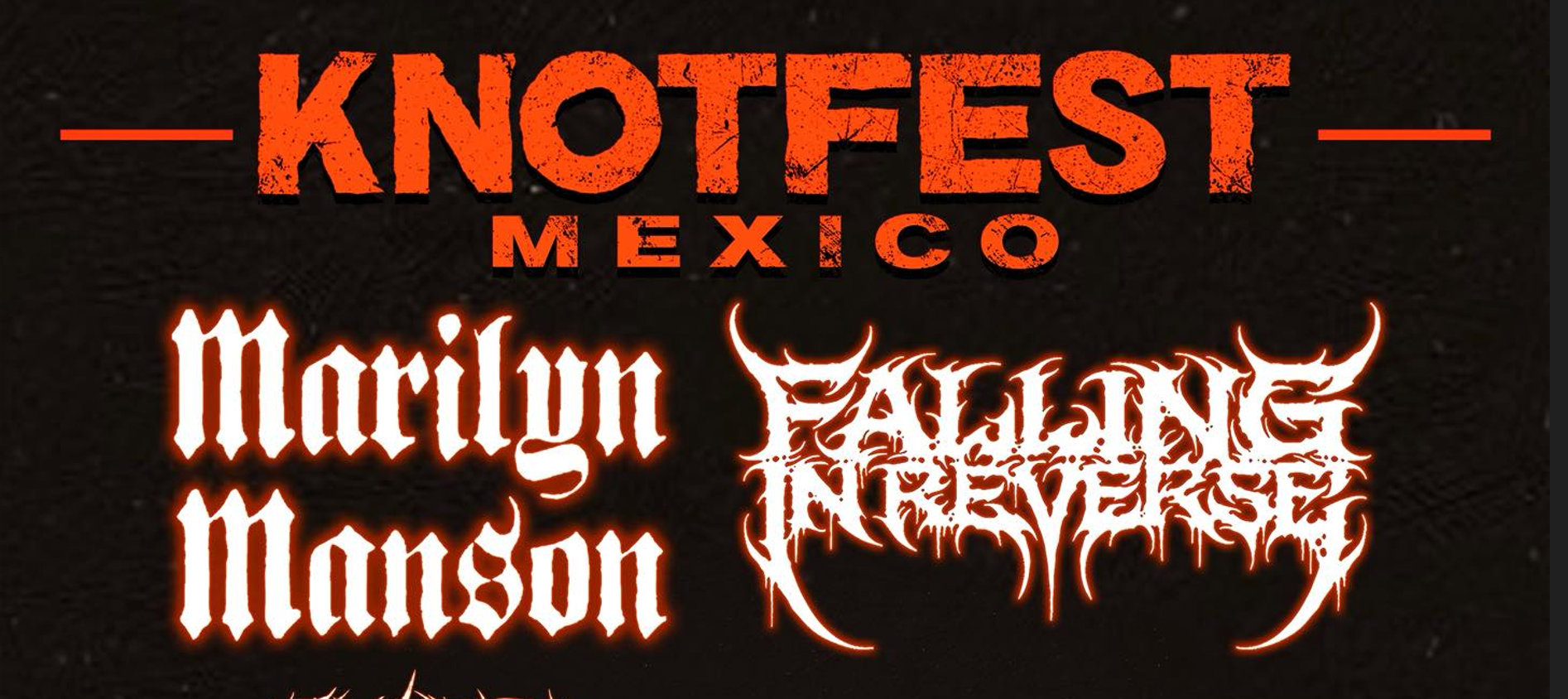 PRECIOS: KNOTFEST regresará a México
