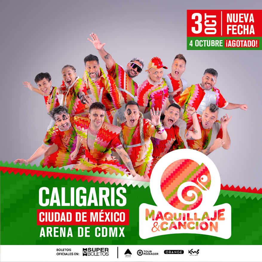Los caligris arena cdmx nueva fecha