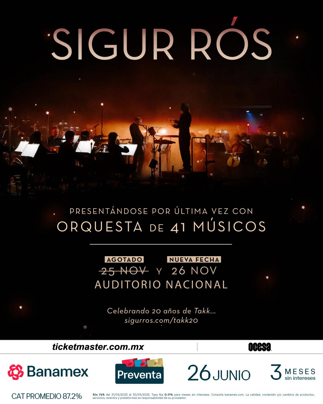 Sigur ros nueva fecha auditorio nacional