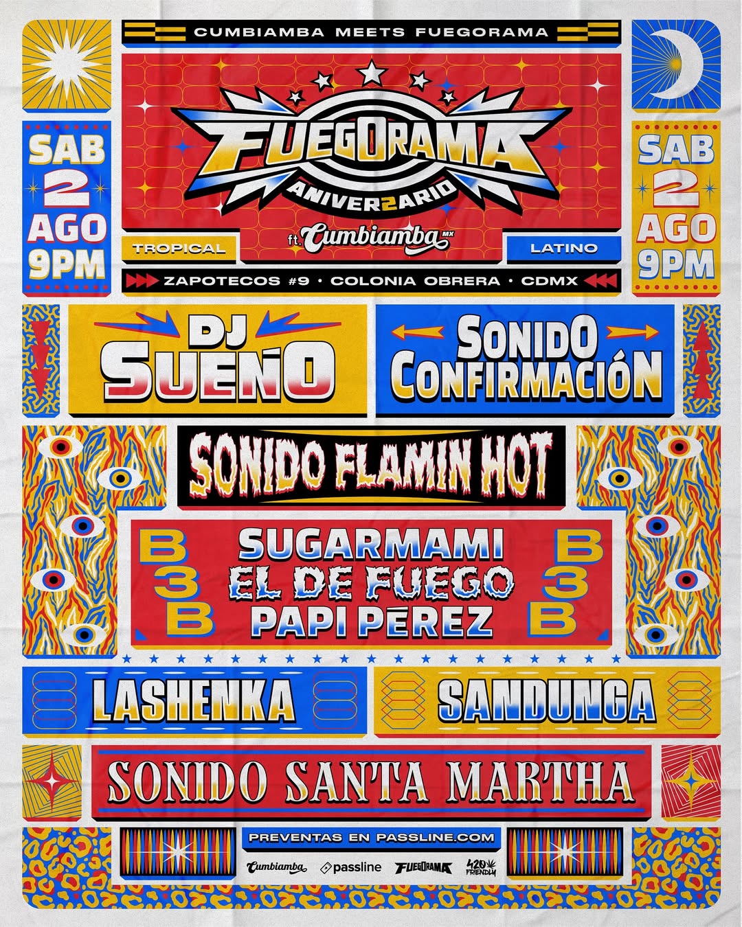 Fuegorama aniversario