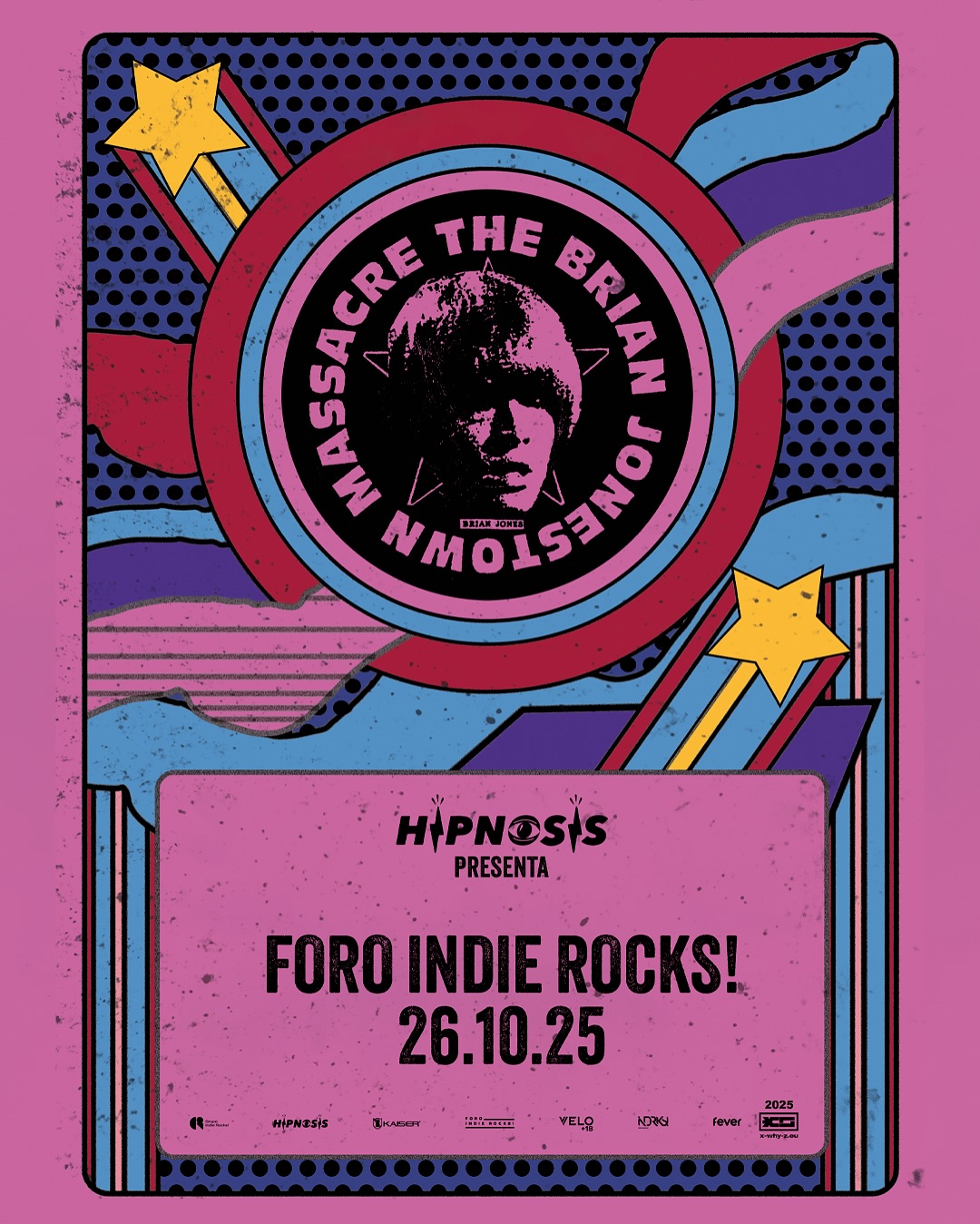 PRECIOS: Hipnosis presenta The Brian Jonestown Massacre en el Foro Indie Rocks!