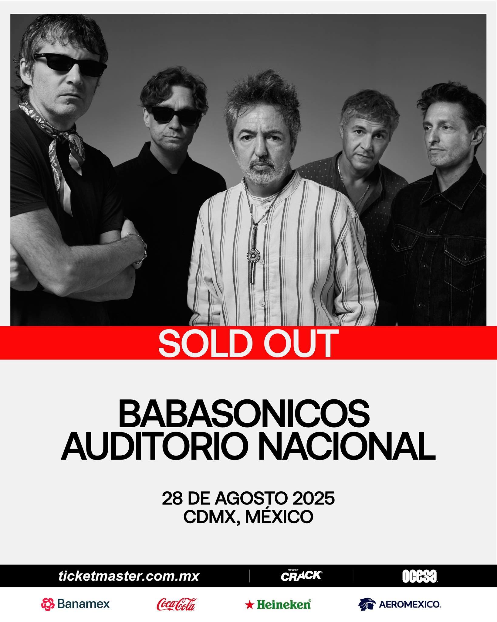 Babasonicos auditorio sold out