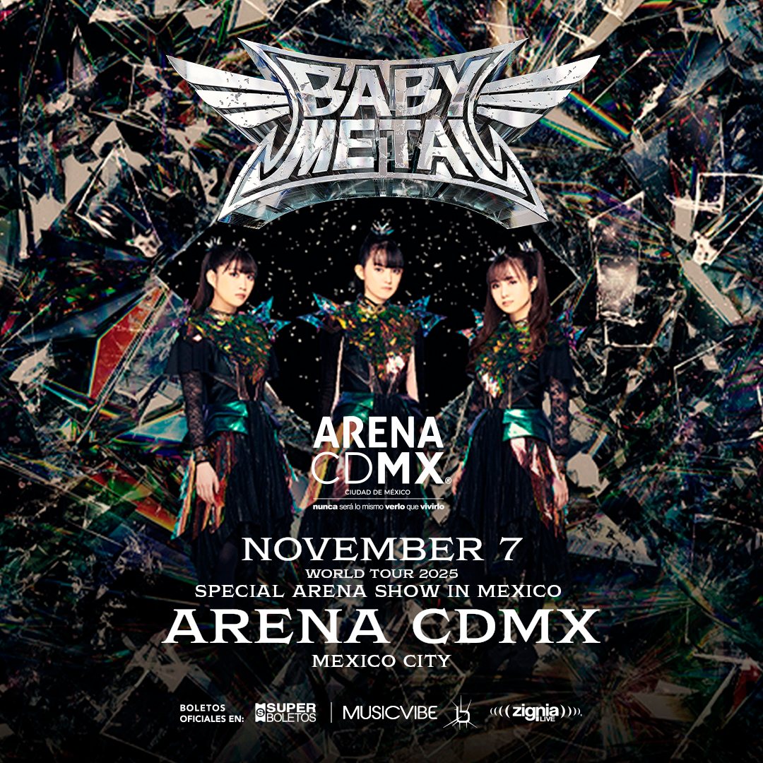 BABYMETAL invadirá la Arena CDMX