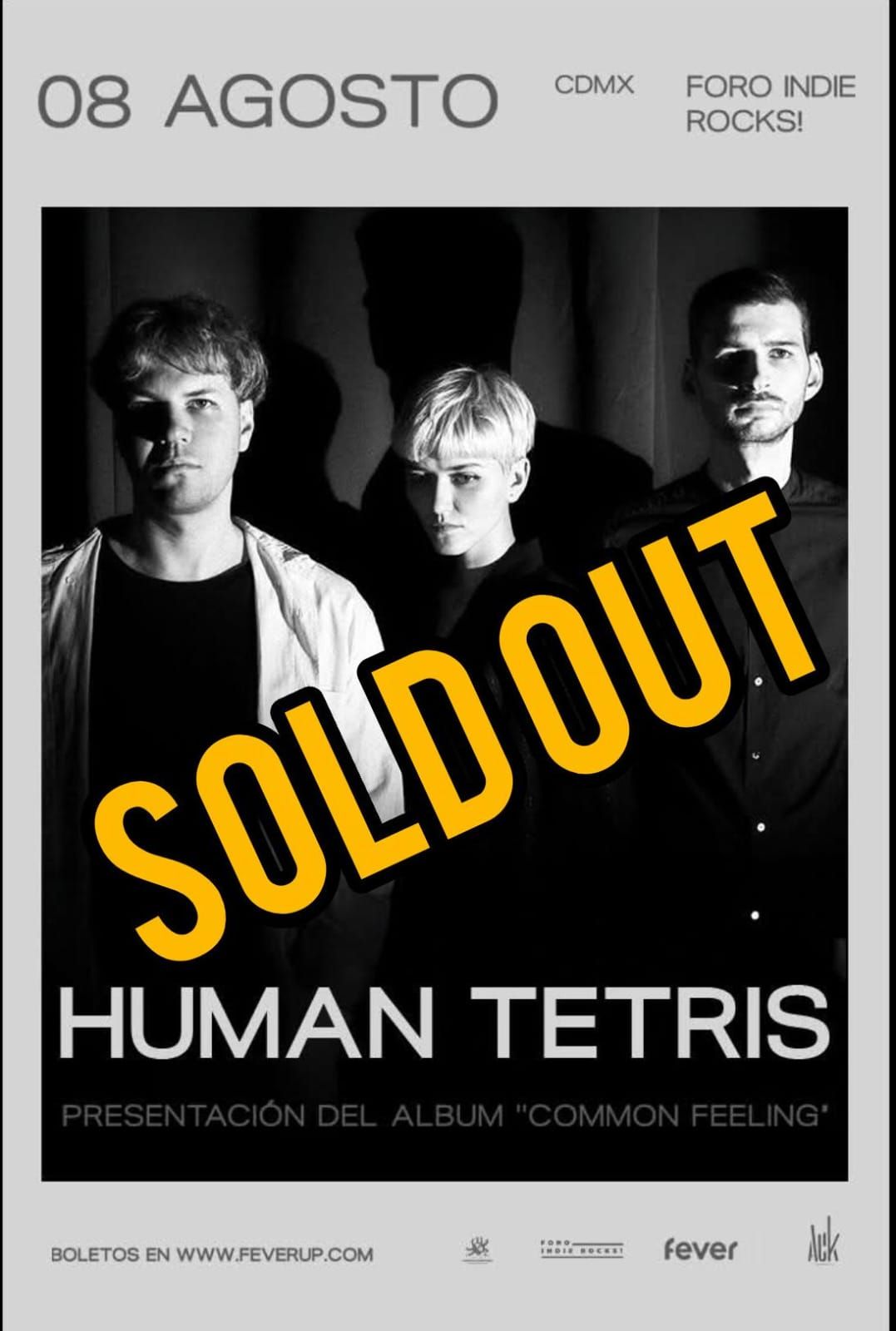 Human tetris sold out