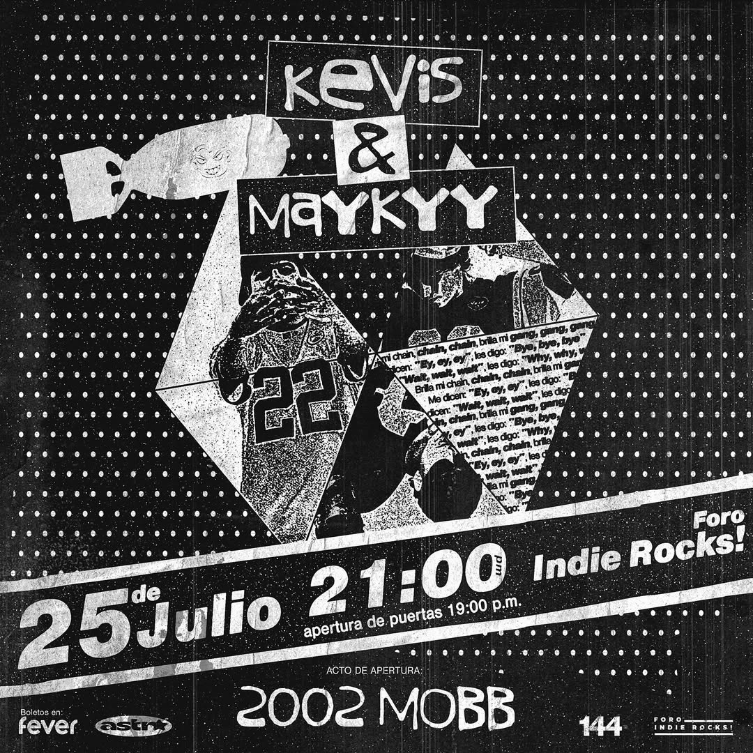 PRECIOS: Kevis & Maykyy llegarán al Foro Indie Rocks!