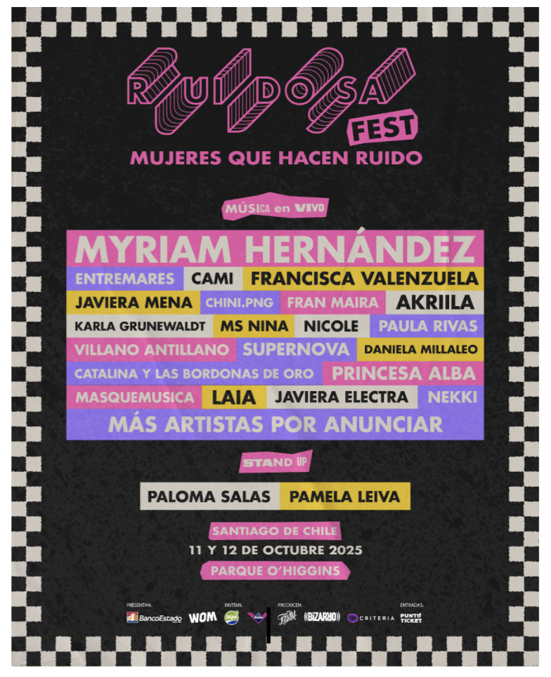 Ruidosa Fest 2025 revela lineup