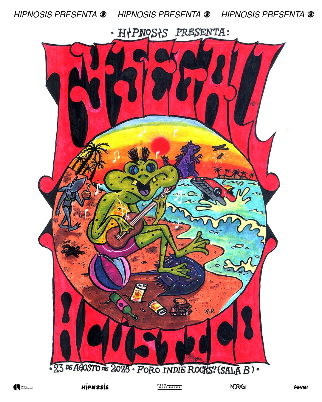 CAMBIO DE SALA: Hipnosis presenta Ty Segall se presentará en el Foro Indie Rocks!