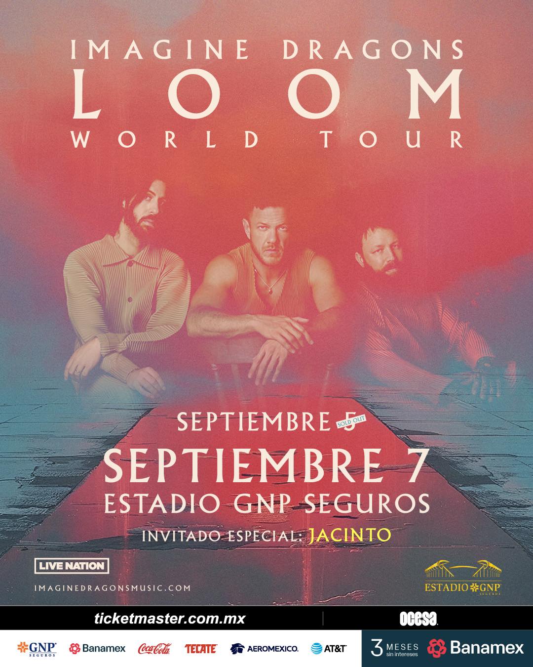NUEVA FECHA: Imagine Dragons llenará de magia el Estadio GNP Seguros