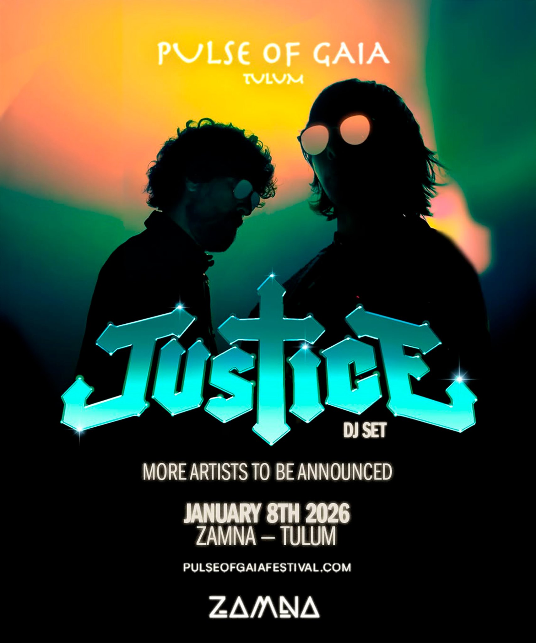 PRECIOS: Justice se presentará en el festival Pulse of Gaia en Tulum