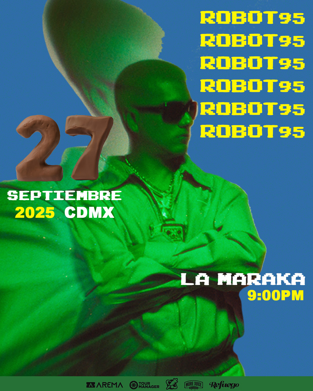 PRECIOS: Robot95 llegará a La Maraka