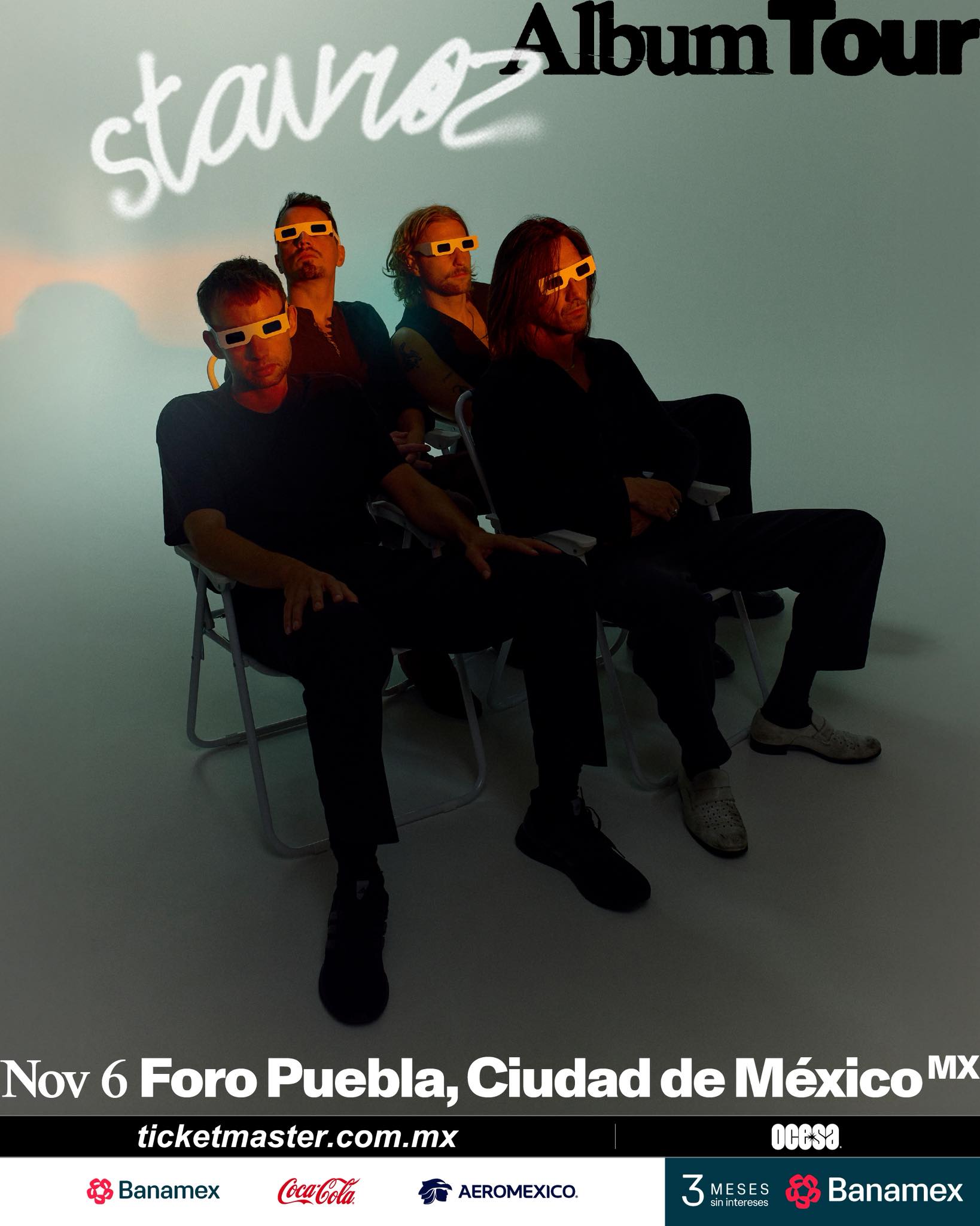 PRECIOS: Stavroz dará un show en Foro Puebla