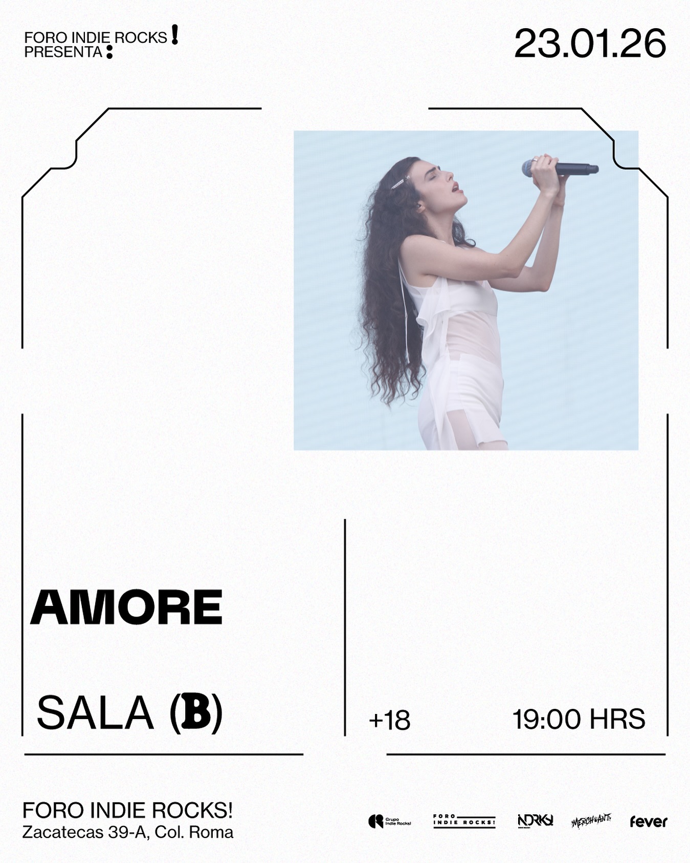 PRECIOS: AMORE se presentará en el Foro Indie Rocks!