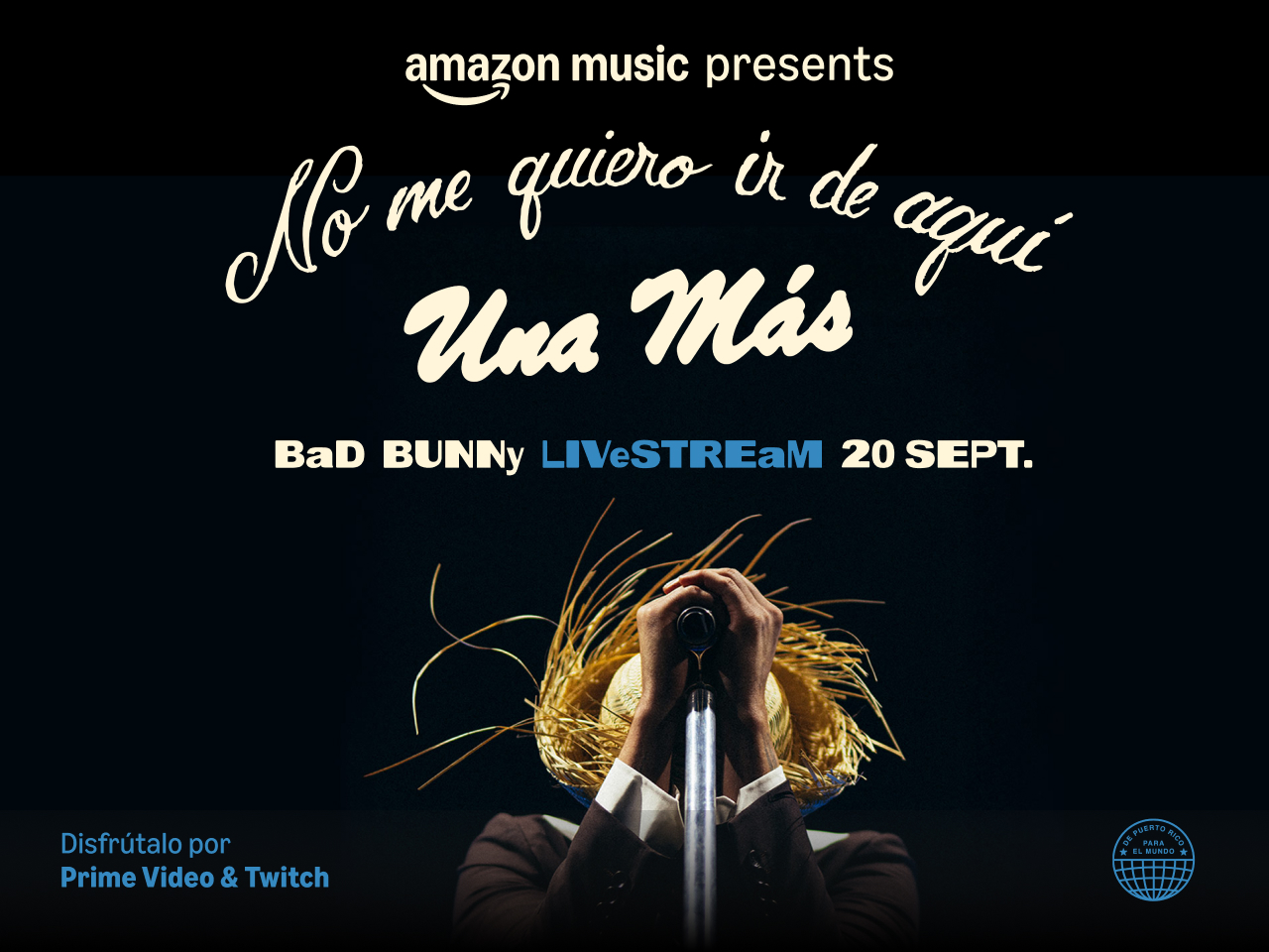 No te pierdas el livestream de Bad Bunny a través de Amazon Music