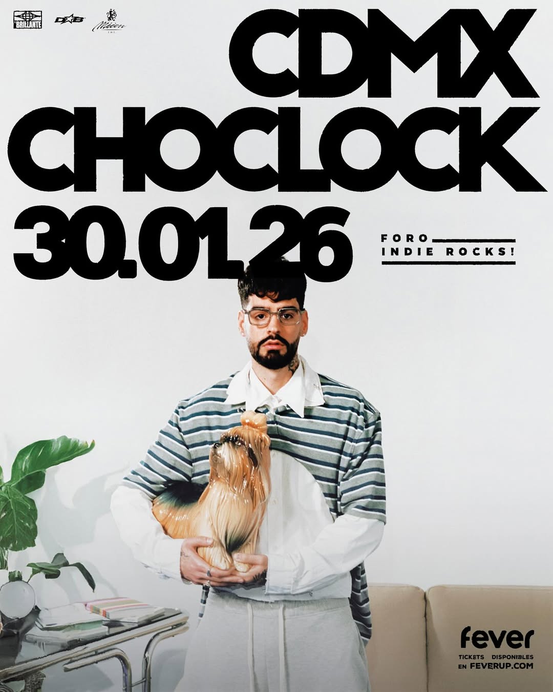 PRECIOS: Choclok llegará al Foro Indie Rocks!