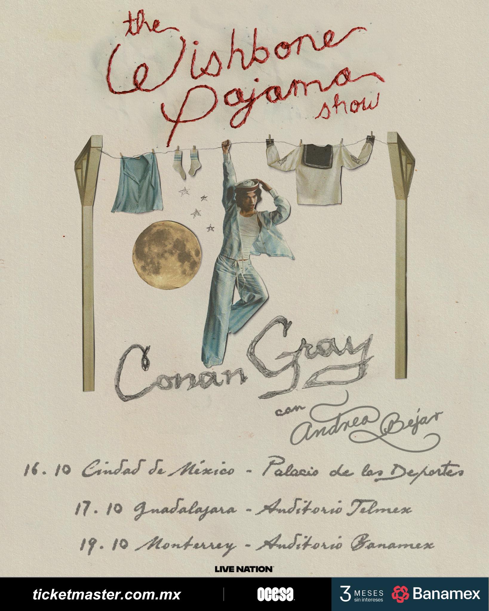 PRECIOS: Conan Gray llegará al Palacio de los Deportes