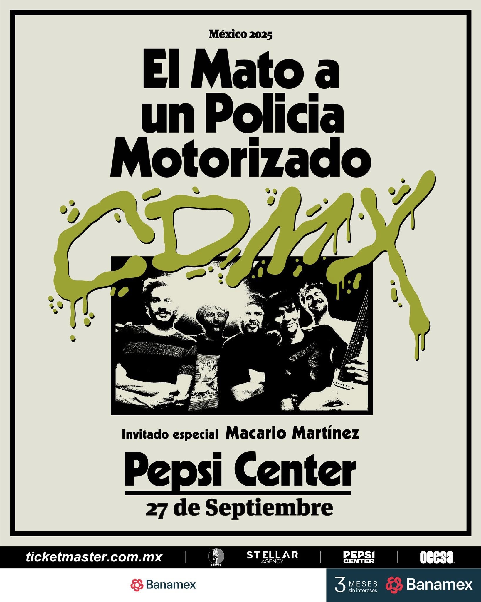 PRECIOS: Él Mató a un Policía Motorizado se presentará en el Pepsi Center