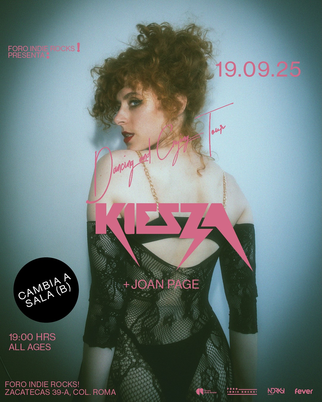CAMBIO DE SALA: Kiesza encenderá el Foro Indie Rocks!