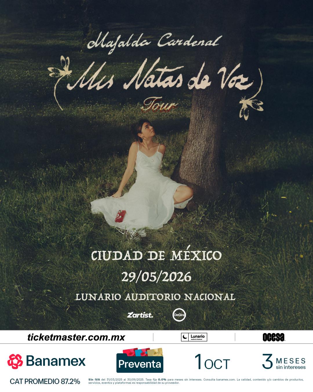 PRECIOS: Mafalda Cardenal llegará al Lunario