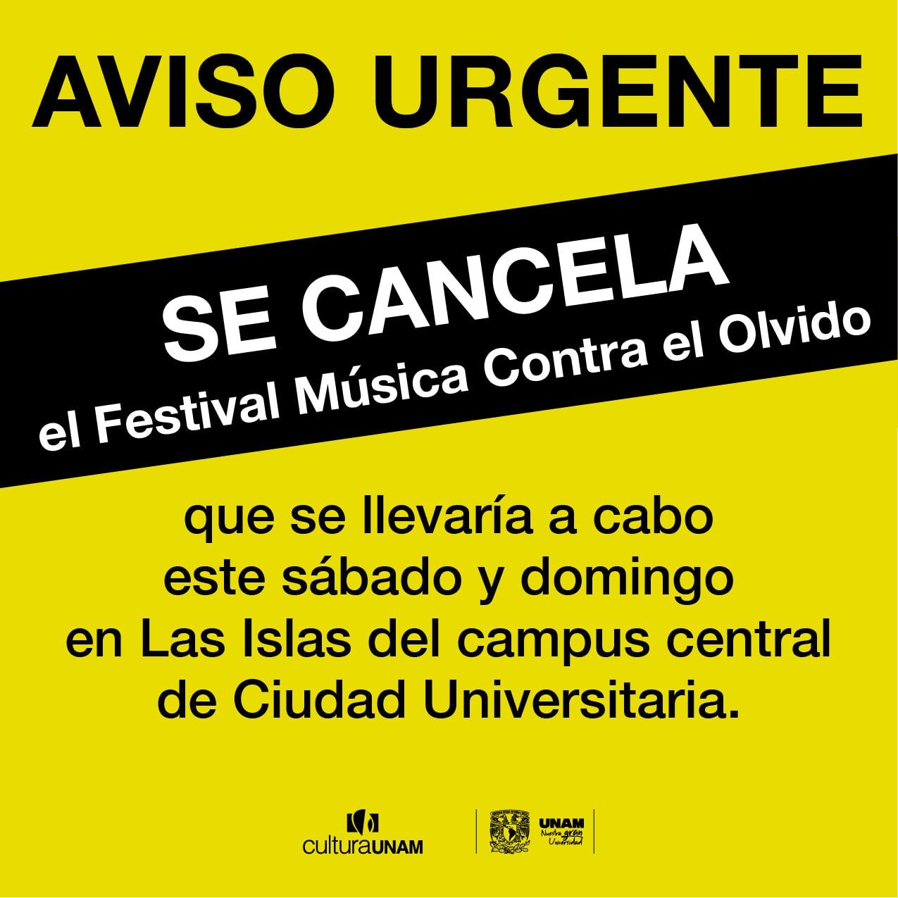 CANCELADO: Música Contra el Olvido en Las Islas de Ciudad Universitaria
