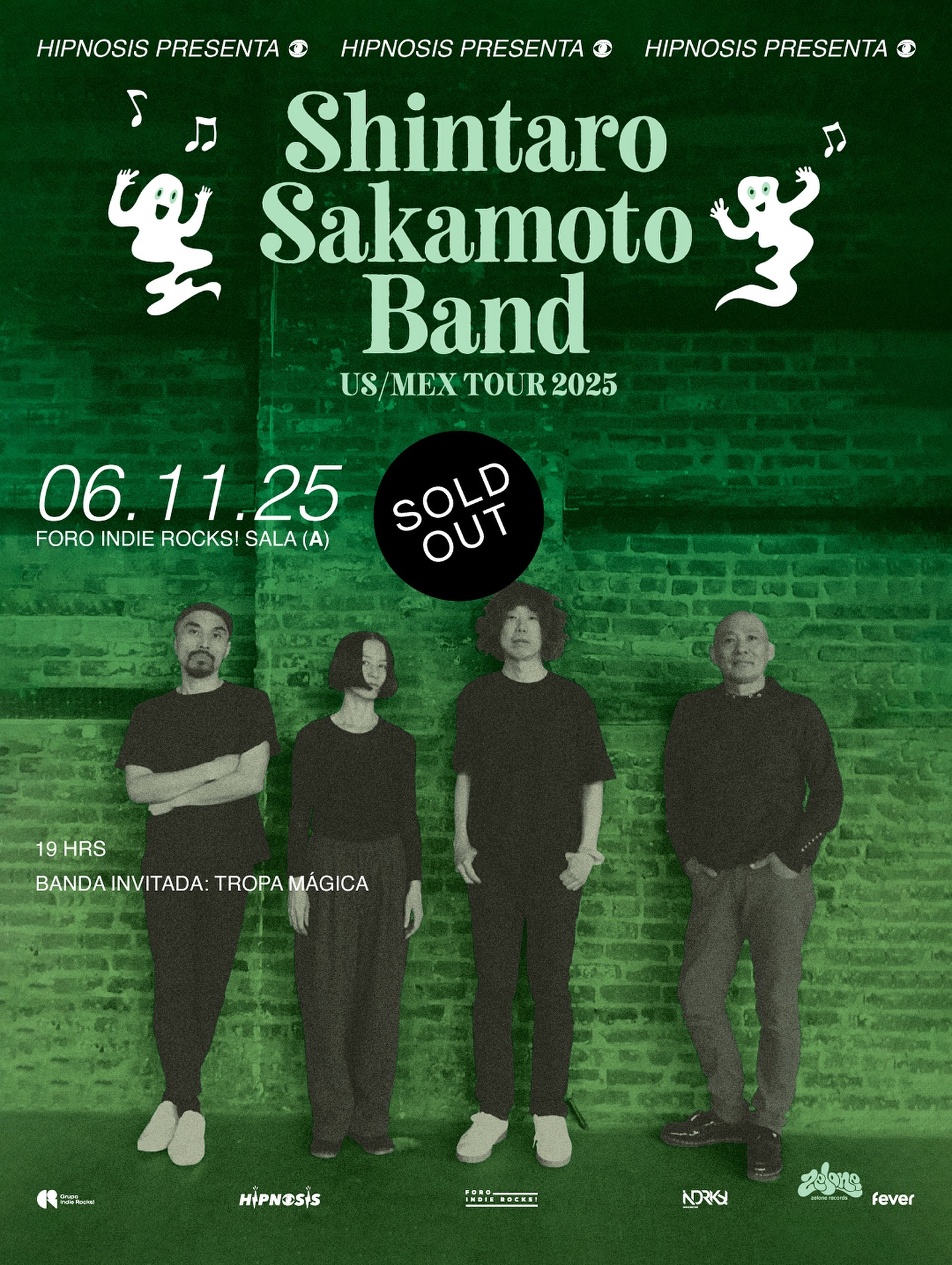 SOLD OUT: Hipnosis presenta Shintaro Sakamoto llegará al Foro Indie Rocks!