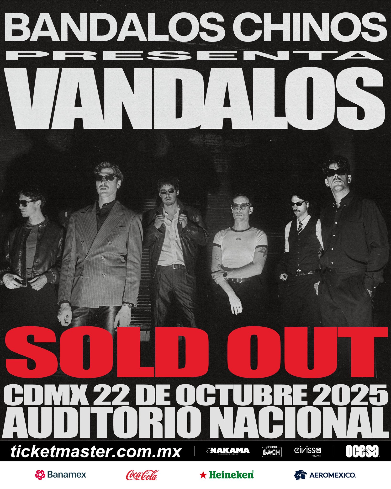SOLD OUT: Bandalos Chinos invadirá el Auditorio Nacional