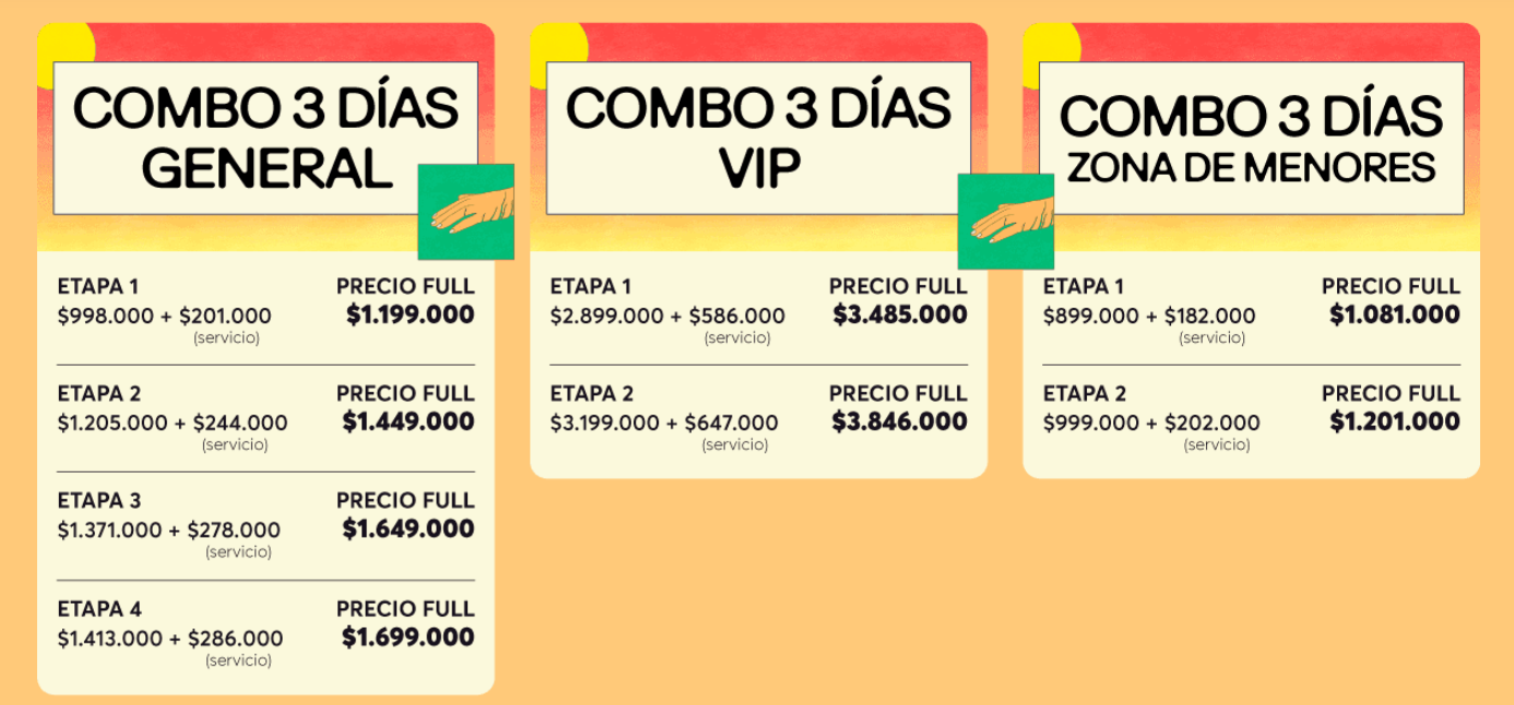 Estereo picnic 2026 combo 3